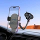 Держатель HOCO Mighty one-button Car holder (windshield) H20 черный - изображение 4