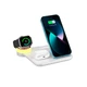 Зарядка Qi 4in1 wireless charger RGB X499 |Phone/Watch/Earphones, 15W Max| Black - изображение 13