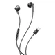 Наушники XO EP61 TRANSSION Bluetooth connection Lighting flat ear metal headphones Black - изображение 1