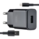 МЗП XO L92D ( EU ) QC3.0 18W with Lightning cable ( NB111 ) BLack - зображення 1