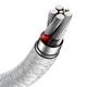 Кабель Baseus Cafule Metal Data USB to Type-C 66W 1m Cable White (CAKF000102) - изображение 7
