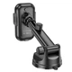 Автотримач для телефона з БЗП HOCO HW5 Journey wireless fast charging car holder(center console) Black - зображення 5