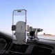 Автотримач для телефона HOCO H19 Mighty one-button car holder(center console) Black (6942007601580) - изображение 6