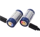Аккумулятор 16340 Keeppower RCR123A Li-ion 3.0В 860mAh с microUSB (Синий с белым) - изображение 6