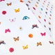 Зонт складной механический Fulton FULL553 Butterfly-Flowers/Белый (2900000179684) - изображение 7