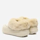 Женские сабо утепленные Crocs Furever Crush 208446-2Y2 37-38 (M5/W7) 23 см Bone (1962652856932) - изображение 4