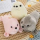 Мягкая игрушка морской котик 25 см серый (NR0160_3) - изображение 5