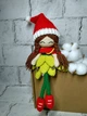 Мягкая игрушка вязаная ручной работы Новогодний эльф амигуруми Hand Made 26 см 202-42 - изображение 3