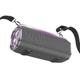 Портативная Беспроводная Bluetooth Колонка Акустика HOCO Rick sports BT speaker HC23 IPX4 |RGB подсветка, 10W, BT5.3| Cерый - изображение 3