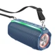 Портативная Беспроводная Bluetooth Колонка Акустика HOCO Rick sports BT speaker HC23 IPX4 |RGB подсветка, 10W, BT5.3| Cиний - изображение 1