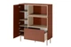 Високий комод см з тумбою, полицями та ящиком Desin 120 Bogart 120x140x40 (DESINKOMODAWYSOKA1202D1SZ) 156818 - зображення 4