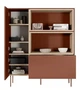 Високий комод см з тумбою, полицями та ящиком Desin 120 Bogart 120x140x40 (DESINKOMODAWYSOKA1202D1SZ) 156818 - зображення 5