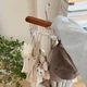 Багатофункціональна дерев'яна вішалка з 8 гачками Multi Hook Wooden Dark Brown - изображение 5