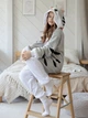 Піжама кігурумі Kigurumi Котик Чи для дівчаток Сірий на зріст 110-120 см (202041) - зображення 4