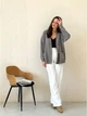Кардиган с примесью шерсти вязаный женский ARTKNIT Casual 27648 One Size Орех (4823093442948) - изображение 1