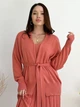 Кардиган вязаный женский ARTKNIT Joy S-M Коралловый (4823093445697) - изображение 1