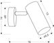 Бра Candellux Colly 1х15 GU10 (91-01702) - изображение 5