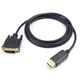 Кабель Prologix DisplayPort - DVI (M/M), 1 м, Black (PR-DP-DVI-P-04-30-1m) - изображение 2