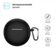 Силиконовый чехол для наушников OPPO Enco Buds2, Hang Case, черный, ультратонкий защитный кейс толщиной 2 мм, защита от царапин, пыли и ударов, компактный, с карабином для крепления, ArmorStandart (ARM71109) - изображение 2
