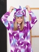 Пижама Кигуруми My Kigu Женская Единорог Фиолетовый с принтом Размер М 155-165 см (107641) - изображение 2