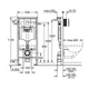 Інсталяція для унітаза Grohe Rapid SL 3 в 1 38772001 - изображение 2