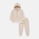 Детский спортивный костюм (худи + штаны) для девочки Carica KM-12025-10 28 116 см Беж (2000002483595) - изображение 1