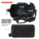 Сумка для инструмента WORKPRO 510x260x290мм 600D полиэстер, водонепроницаемая жесткая база, 21 карман, с регулируемым плечевым ремнем PRO WP281026 - изображение 3
