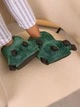 Тапочки Кигуруми Лапы Динозавра Когти My Kigu Домашние Зеленый Женские Мягкие Плюшевые 39-43 (304641) - изображение 2