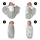 Евро-пеленка Deep Sleep Flanel - 3, с шапочкой, на липучке, 3-6 месяца, (Ontario Baby) ART-0000598, звезды голубые - изображение 3