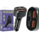 Адаптер в прикурювач Remax RCC329 PD 75W + QC3.0 2USB/2Type-C Чорний PD+алюмінієвий сплав - зображення 7