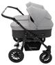 Коляска 2 в 1 для двойни Bair Sorento DUO BS-02 серый / графит - изображение 2