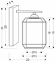 Бра Candellux Jonera 1х40 Е27 (21-10186) - изображение 7