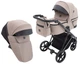 Коляска 2 в 1 Bair Zoom Soft BZ-455 капучино - зображення 1