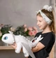 Мягкая игрушка антистресс My Kigu Дневная Фурия Дракон Беззубик 45 см Белый Плюшевый (9045) - изображение 3