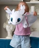 Мягкая игрушка антистресс My Kigu Дневная Фурия Дракон Беззубик 55 см Белый Плюшевый (9045) - изображение 2