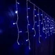 Гірлянда-штора світлодіодна MIC 400х60 см 100 лампочок з 2 режимами роботи Біла новорічна прикраса на батарейках для інтер'єру - зображення 2
