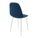 Стілець крісло м'який SplitDesign U Lily 36 білі ніжки Синій - зображення 3
