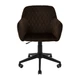 Стул кресло мягкий LibertyDesign U Jasmine 28 Piastra Roll Пластик Темно-коричневый - изображение 2