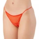 Трусики-стринги женские из сеточки и кружева Felisiya Lingerie Оранжевый 222-931с M - изображение 1