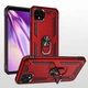 Противоударный чехол для Google Pixel 4 красный матовый с кольцом подставкой - изображение 1