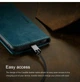 Чехол книжка Caseme с магнитом для Xiaomi Redmi Note 14 Pro+ 5g зеленый - изображение 4
