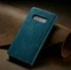 Чохол книжка Caseme з магнітом для Samsung Galaxy S10 зелений - зображення 2