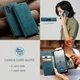 Чохол книжка Caseme з магнітом для Samsung Galaxy A24 зелений гаманець - зображення 5