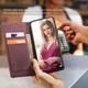 Чехол книжка Caseme с магнитом для Xiaomi Redmi Note 10 Pro бордовый - изображение 4