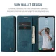 Чехол книжка Caseme с магнитом для Xiaomi Redmi Note 12 Pro 5g зеленый - изображение 3