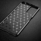 Противоударный чехол Карбон для Xiaomi Redmi Note 10 Pro черный резиновый бампер - изображение 2