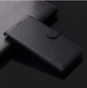 Чехол книжка для Xiaomi Redmi Note 7 черный бумажник шнурок на руку - изображение 5