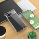 Силиконовый чехол с усиленными углами для Google Pixel 7 прозрачный противоударный - изображение 4