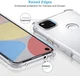 Противоударный силиконовый чехол бампер с усиленными углами для Google Pixel 4a прозрачный - изображение 3