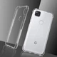 Противоударный силиконовый чехол бампер с усиленными углами для Google Pixel 4a прозрачный - изображение 4